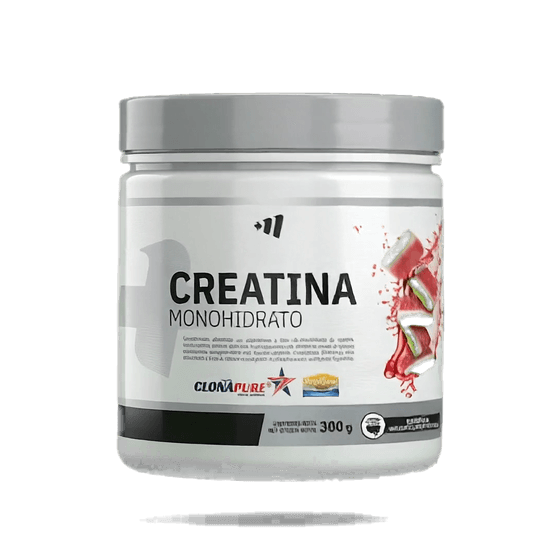 Bote de creatina monohidrato ClonaPure de 300 g